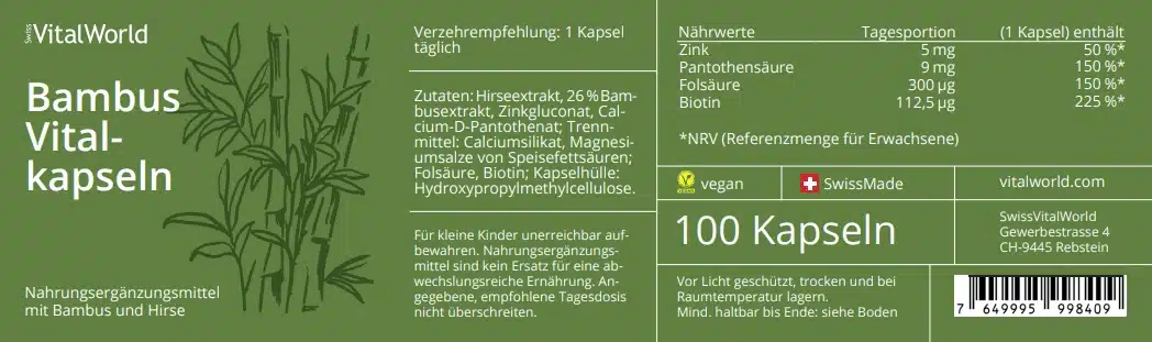 Bambus Vitalkapseln – Bild 2